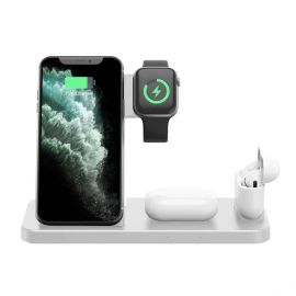 FDGAO 4 In 1 Wireless Charger Stand Dock For iPhone 14 13 12 Pro Max 11 XS 8 Apple iWatch 7 6 SE Airpods 3 Fast Charging Station