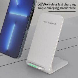 60W Wireless Charger Stand Foldable For iPhone 14 13 12 11 X XS Pro Max Samsung S22 S21 Ultra Fast Wireless Charging Station