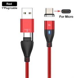 6 in 1 PD 60W USB C to Type C Micro Magnetic Cable Fast Charging Data Cables For Samsung Xiaomi Macbook iPad laptop Charger Cord