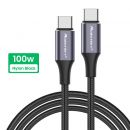 Robotsky 100W PD QC4.0 Fast Charging Type C Cable USB Type C To Type C Cable